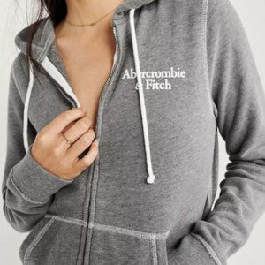 Abercrombie & Fitch Hunter Green Soft Zip Hoodie